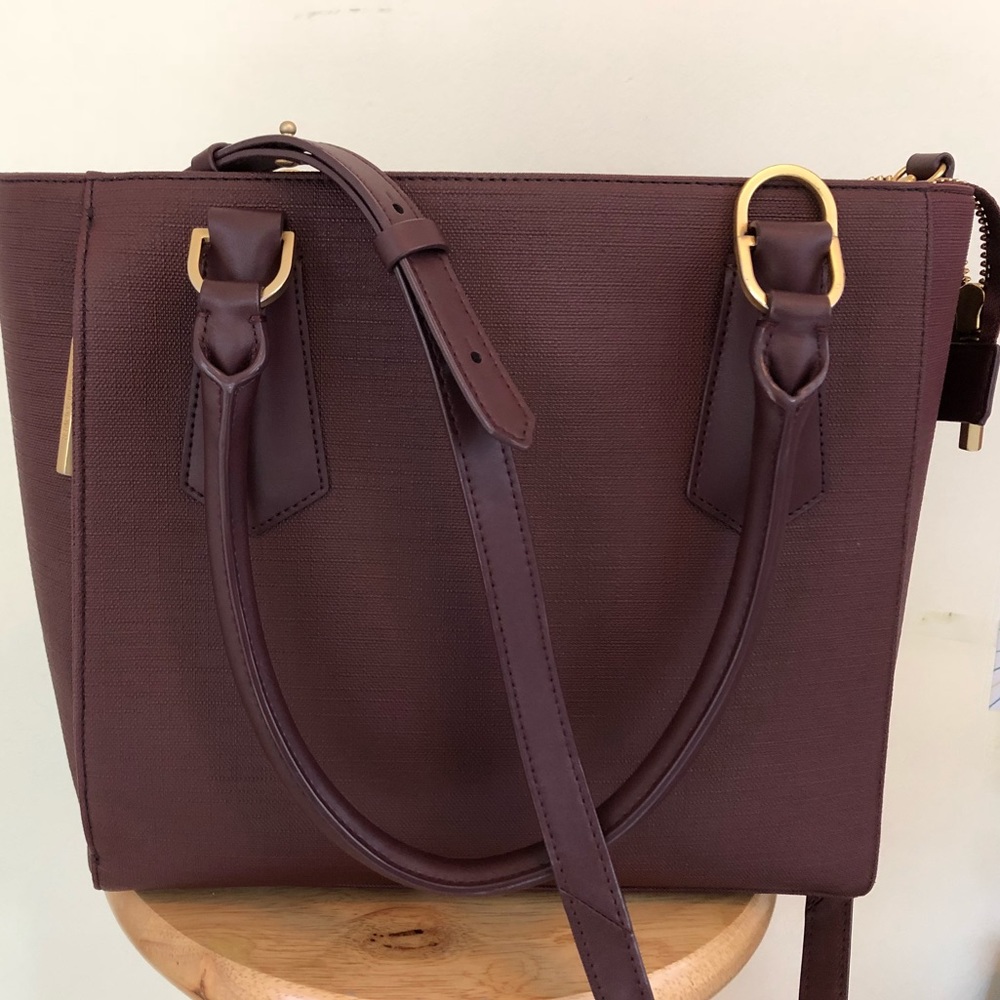 Rare discontinued Oxblood Dagne Dover Midi Tote!